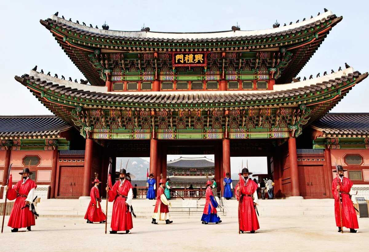 Кенбоккун дворец Южная Корея