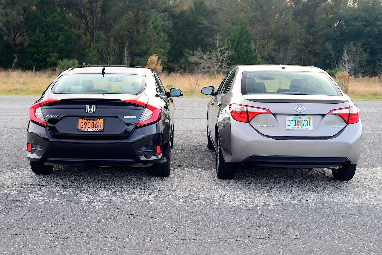 Сравнение тойота королла. Toyota Civic. Honda Civic vs. Toyota Corolla & Honda Civic. Toyota Civic 2016.