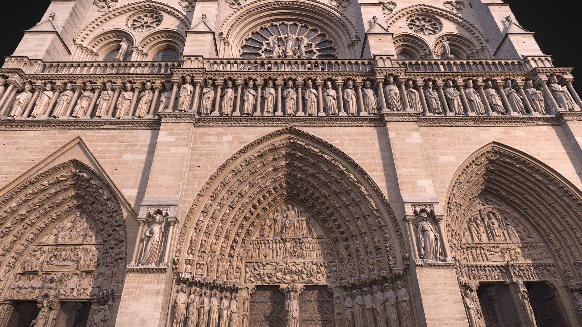 Ворота собор парижской богоматери фото