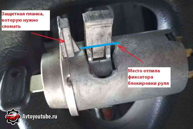 Почему заблокировался руль и замок зажигания в машине