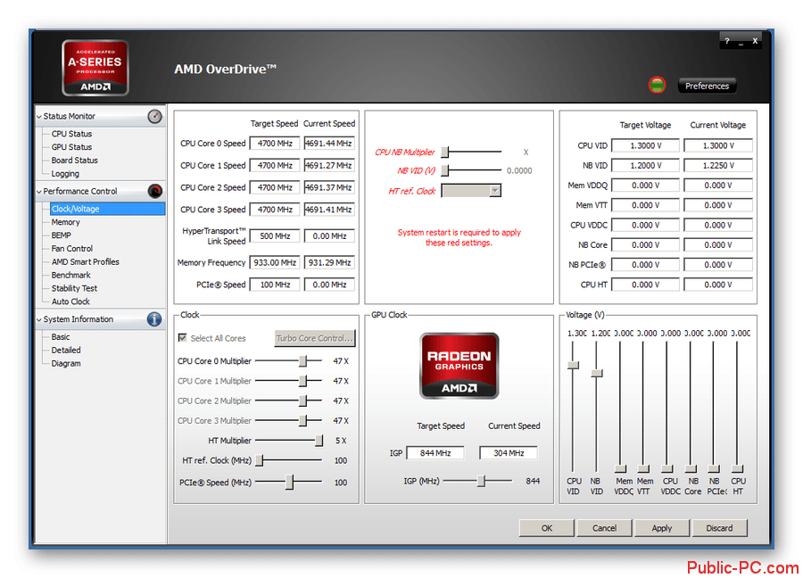 Разгон и даунвольтинг видеокарт amd radeon rx5xx в windows с помощью mptool