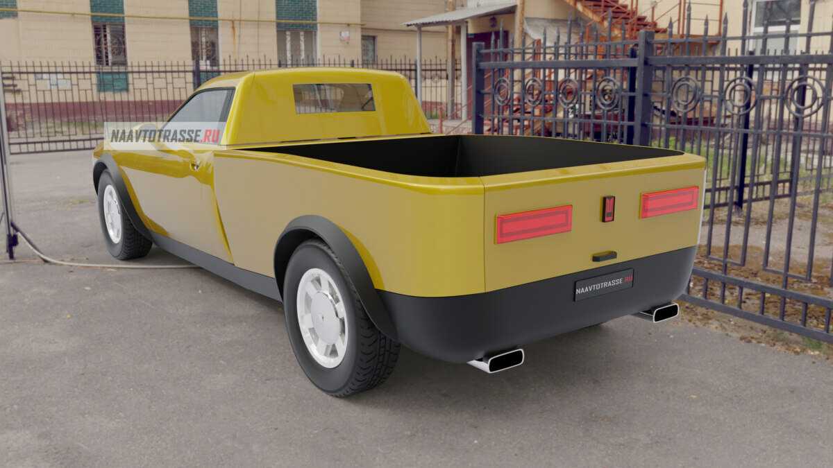 Пикап азлк-2335 – грузовик на базе легкового автомобиля азлк-2141 | carakoom.com