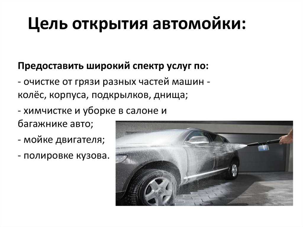 Бизнес план автомойка пример