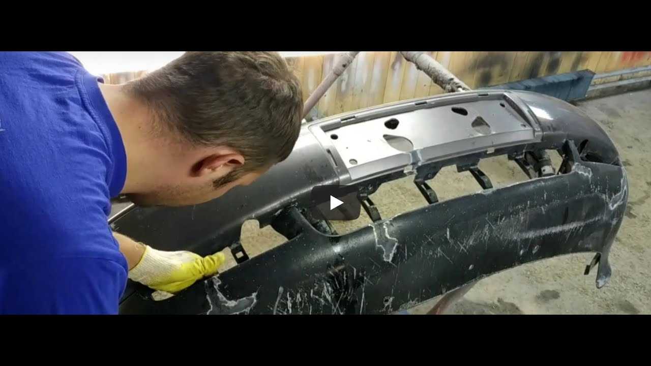 Как провести ремонт пластикового бампера своими руками: все методы восстановления