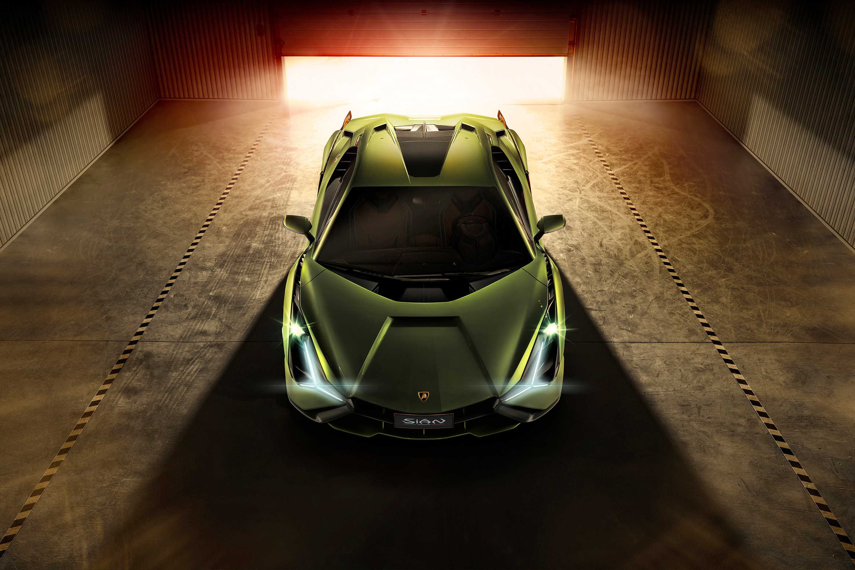 Гиперкар lamborghini sian явился первым серийным гибридом марки