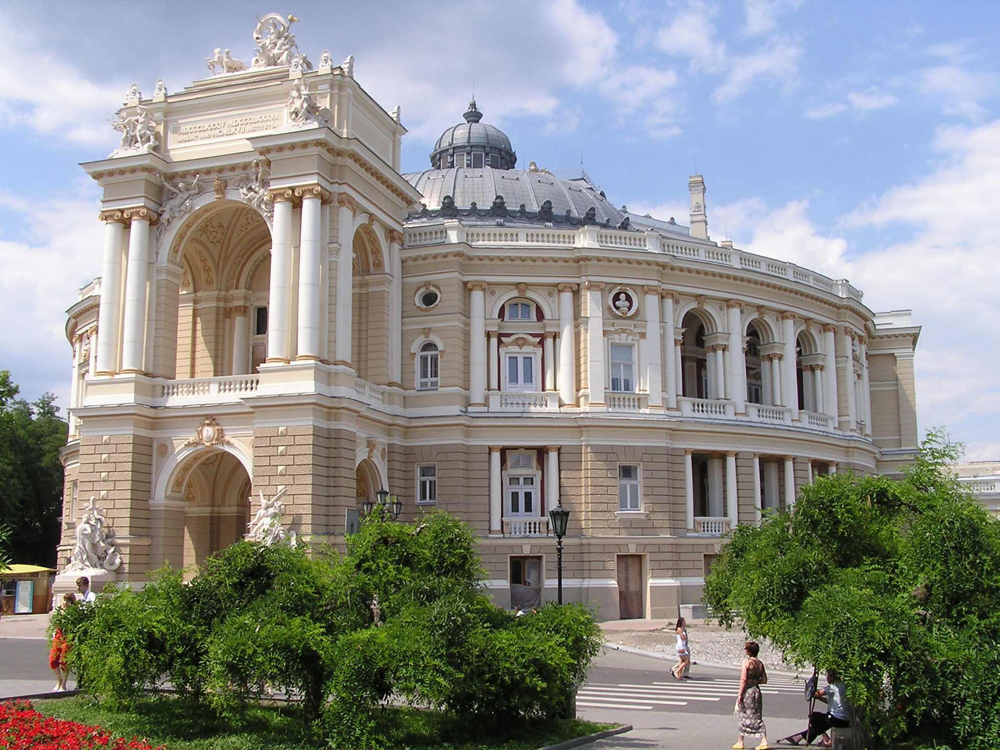 Одесса оперный театр Архитектор