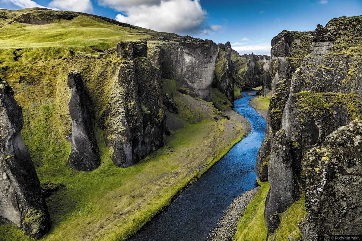 Каньон мулаглюфур Исландия