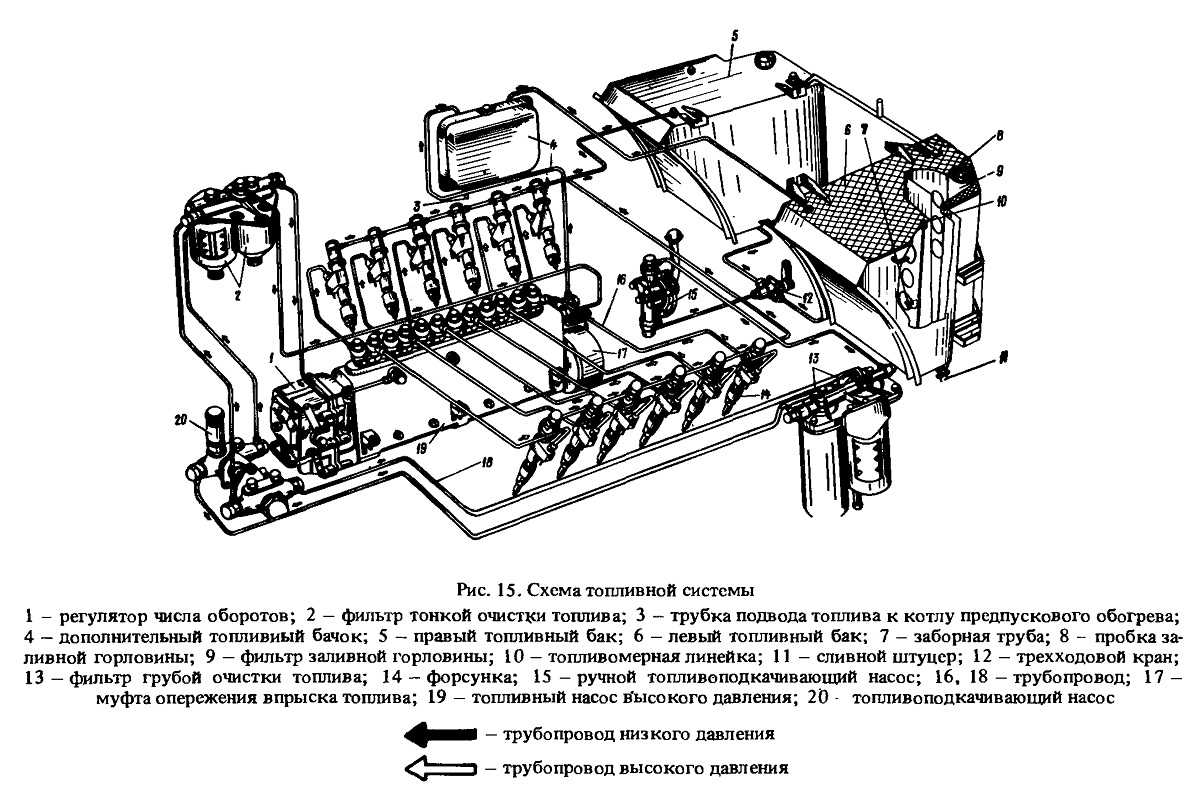 Схема электрооборудования трактора к 700