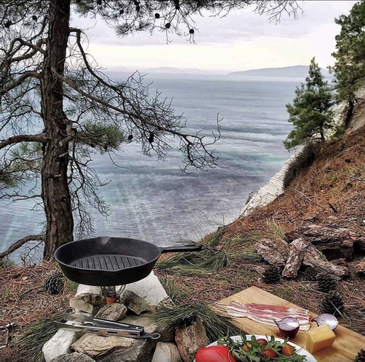Пикник на озере фото