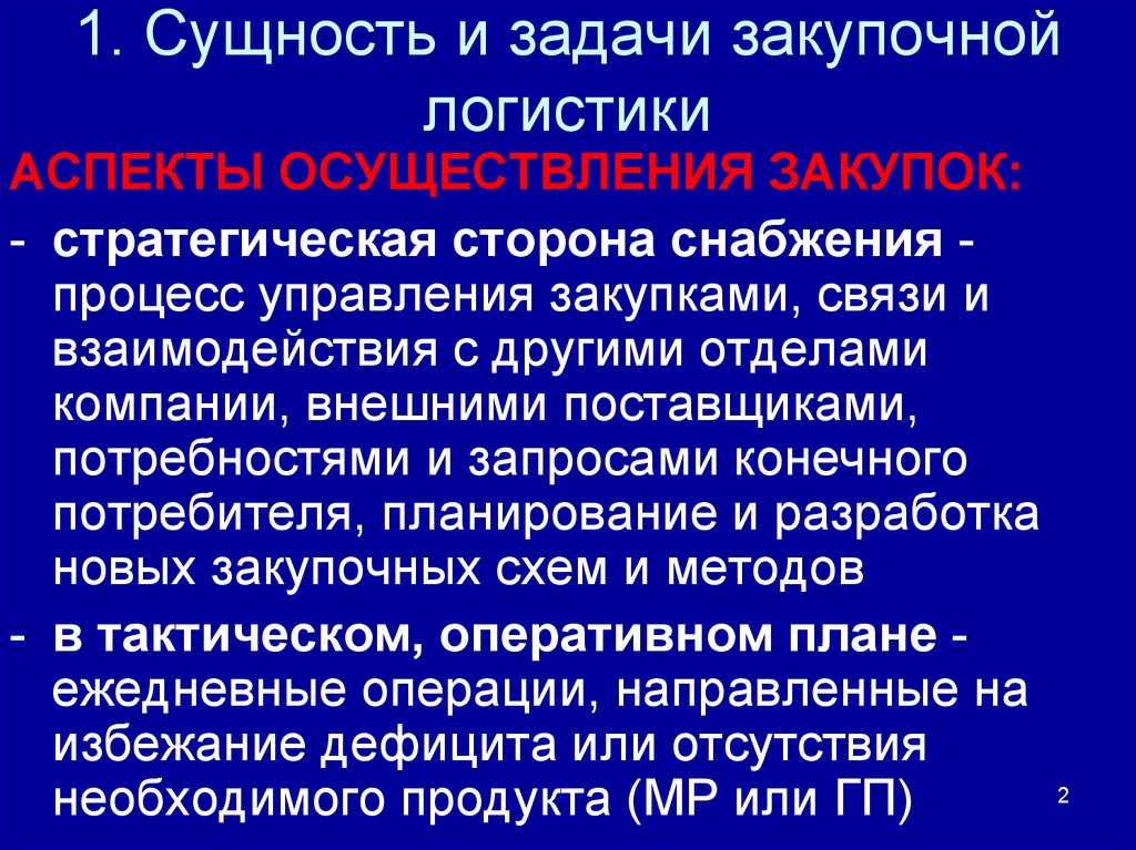 Управление закупками на предприятии