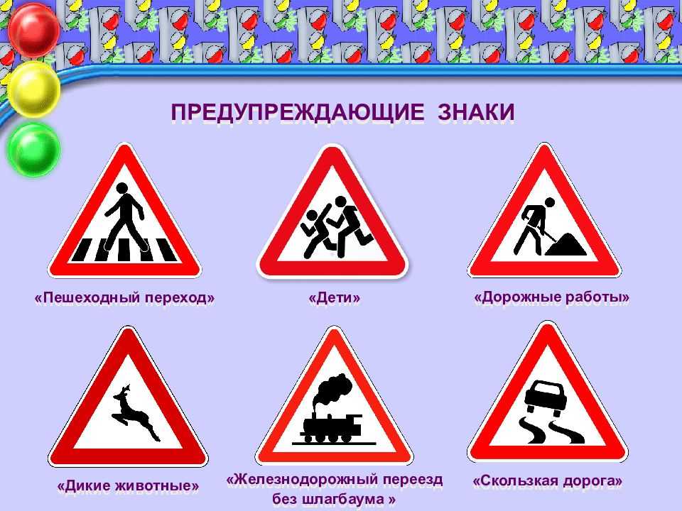 Предупреждающие знаки презентация