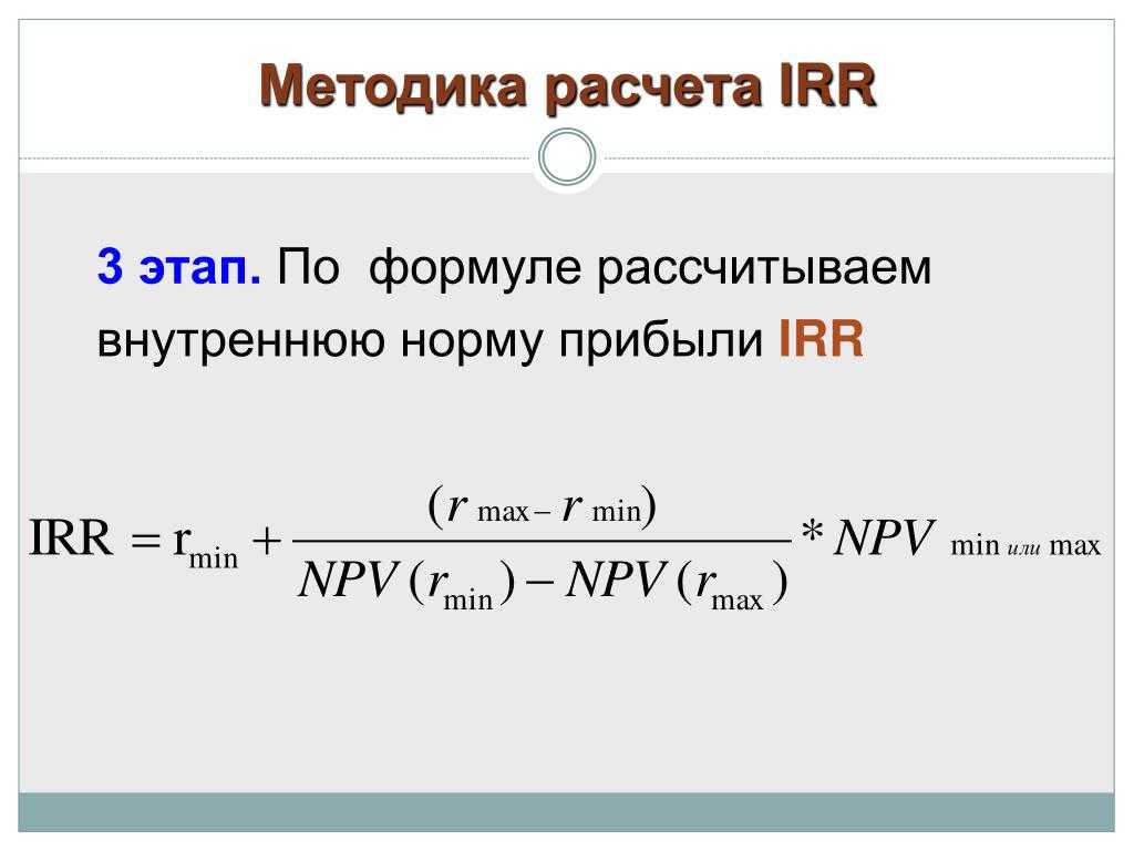 Внутренняя норма доходности (irr): взгляд изнутри