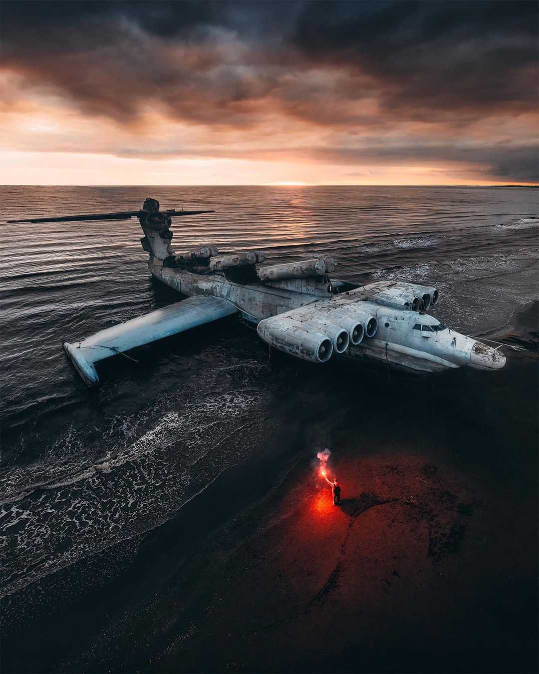 Монстр каспийского моря самолет