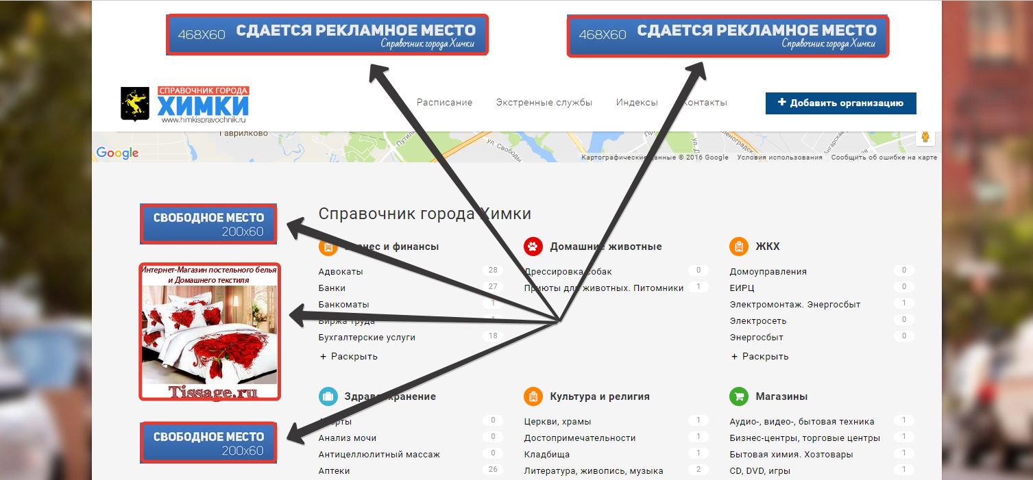 Как называется реклама на сайтах в виде картинок