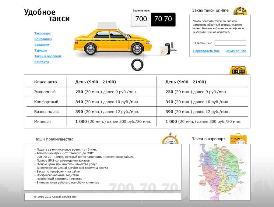 Бизнес план легковое такси