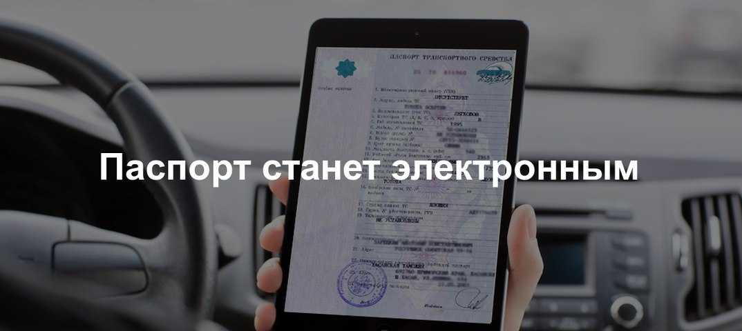 Электронный птс на автомобиль как выглядит образец