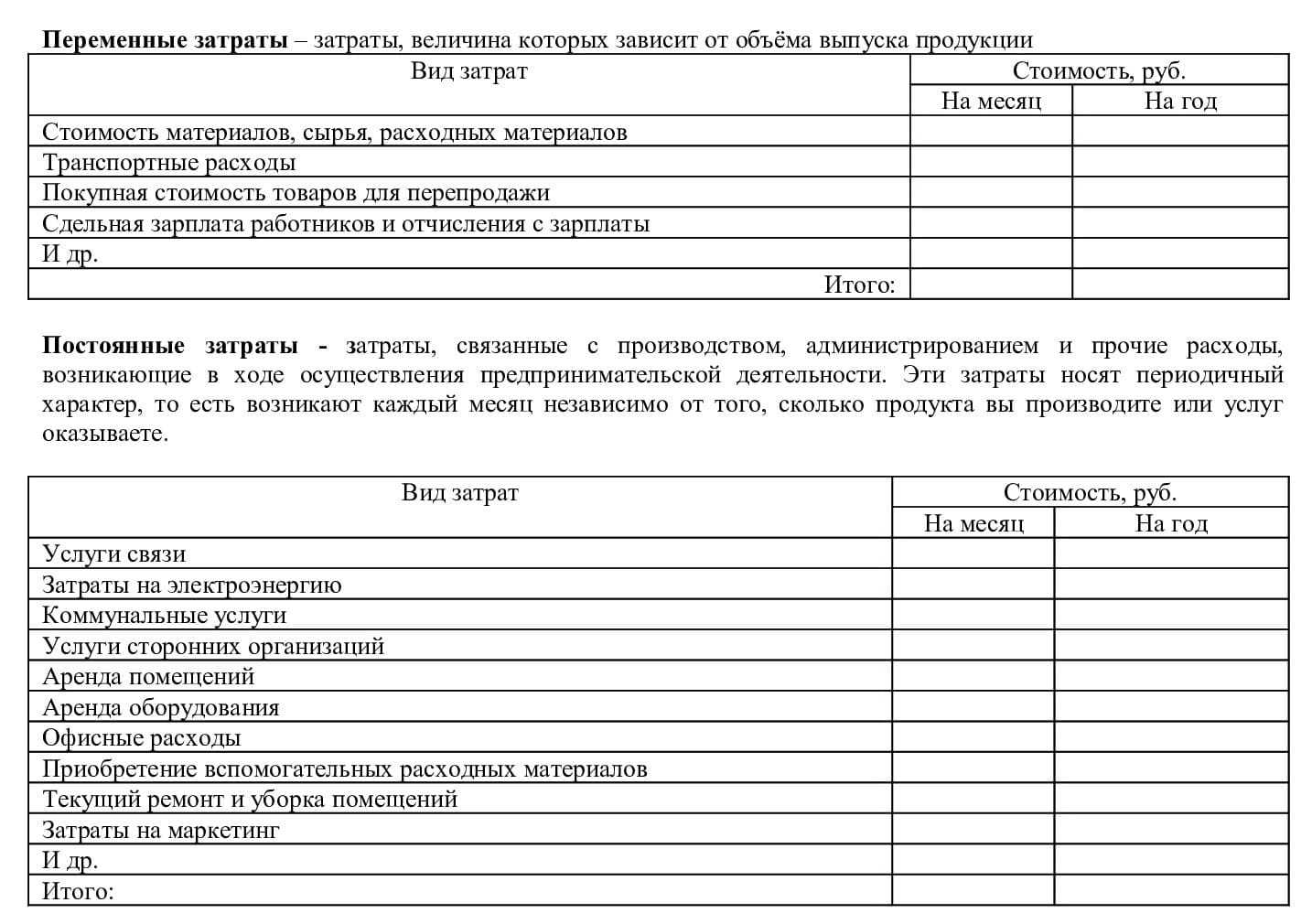 Бизнес план реабилитационного центра с расчетами